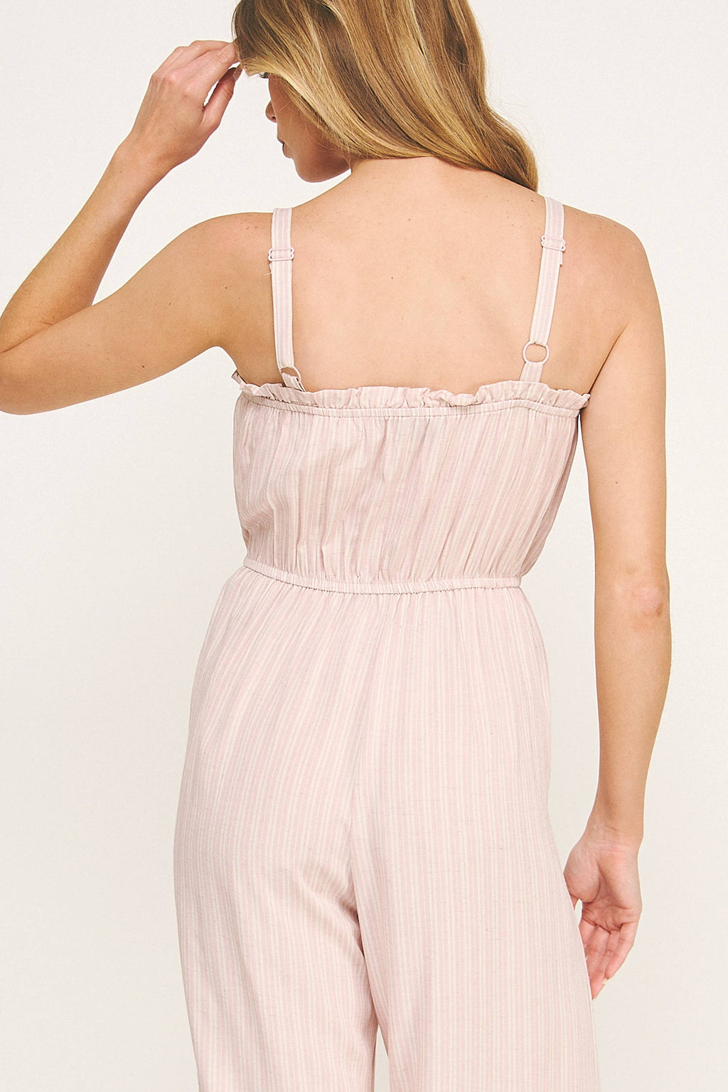 Classic Buttoned Gaucho Jumpsuit
