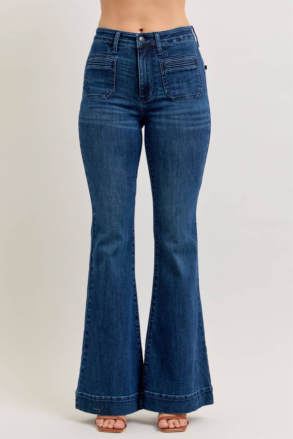 Judy Blue High Waisted Flare w/ Vintage Pkt