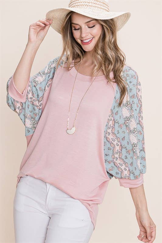 Floral Paisley Top