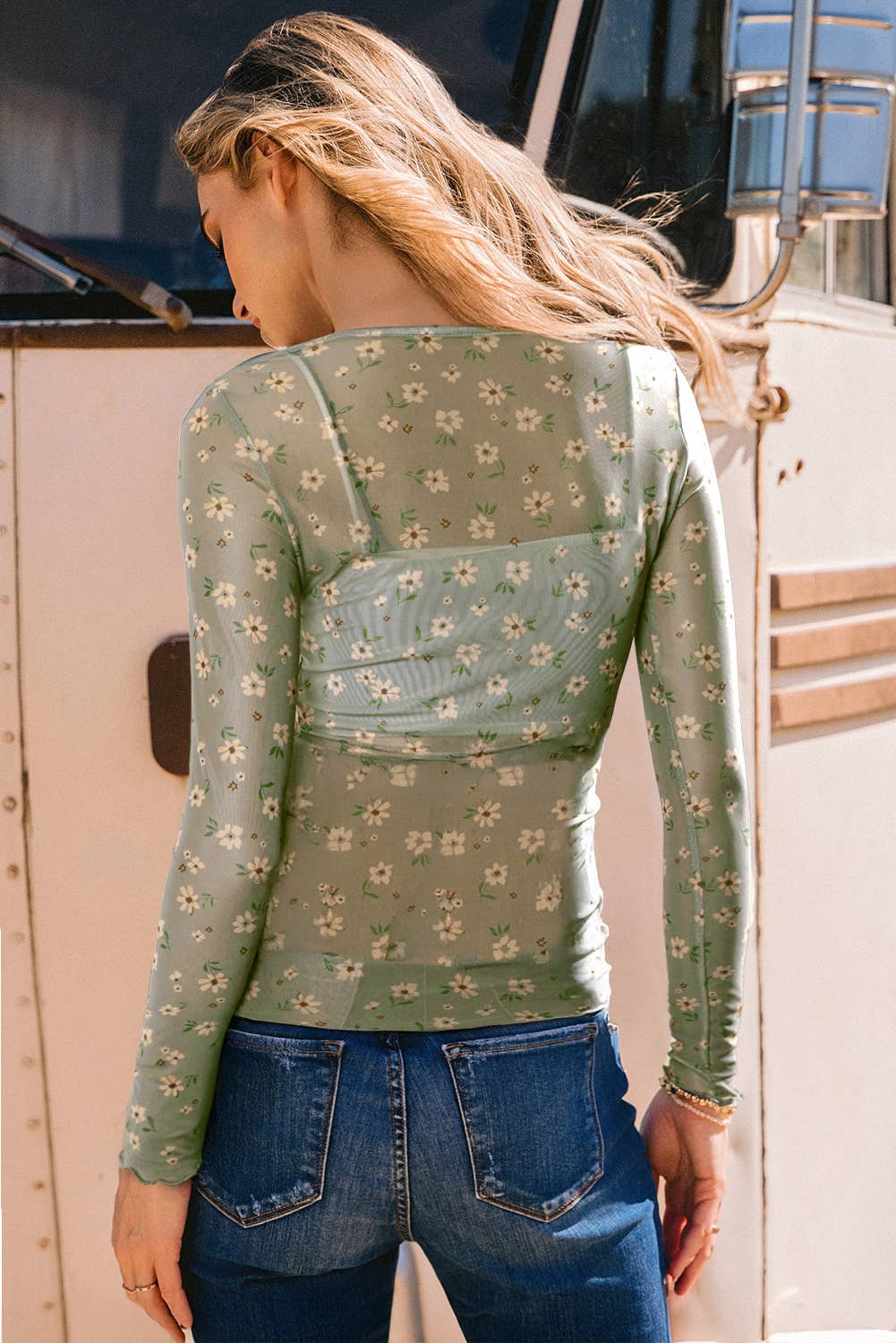 Western Mesh Top