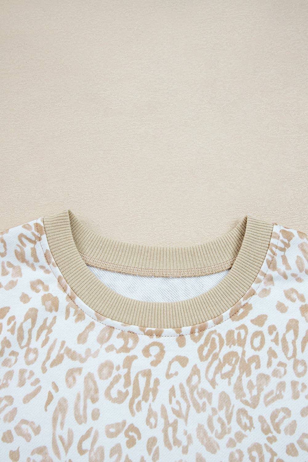 Leopard Ruffle Sweatshirt
