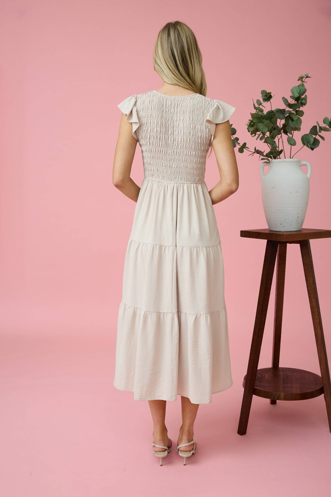 Flutter Sleeve Dress