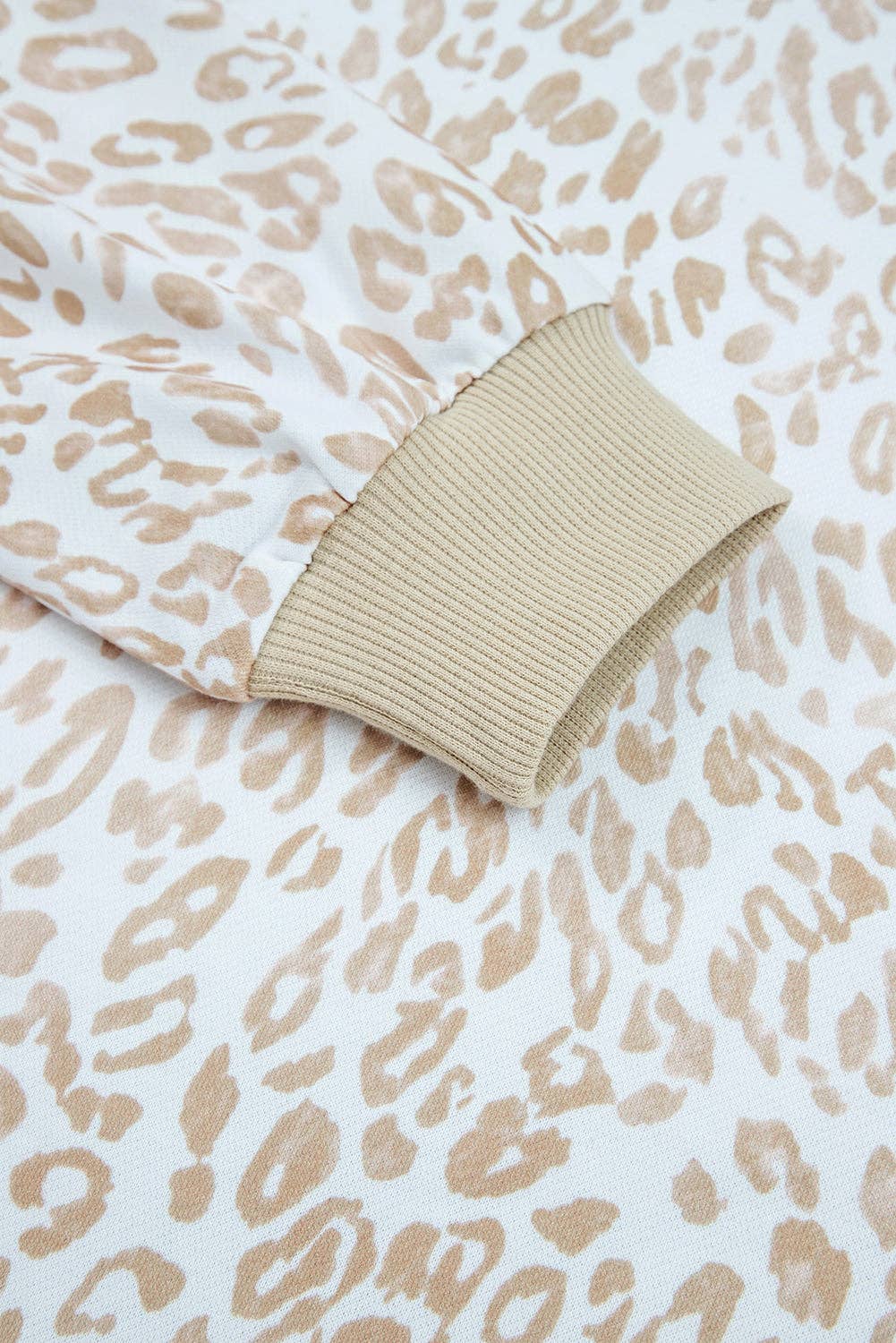 Leopard Ruffle Sweatshirt