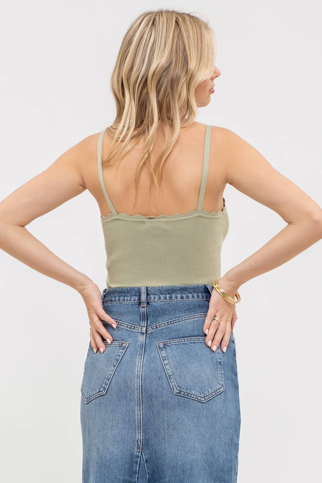 Scalloped Cami