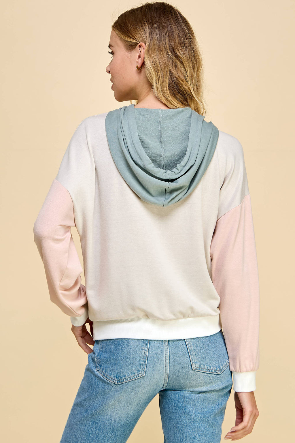 Long Sleeve Hoodie With Kangaroo Pocket