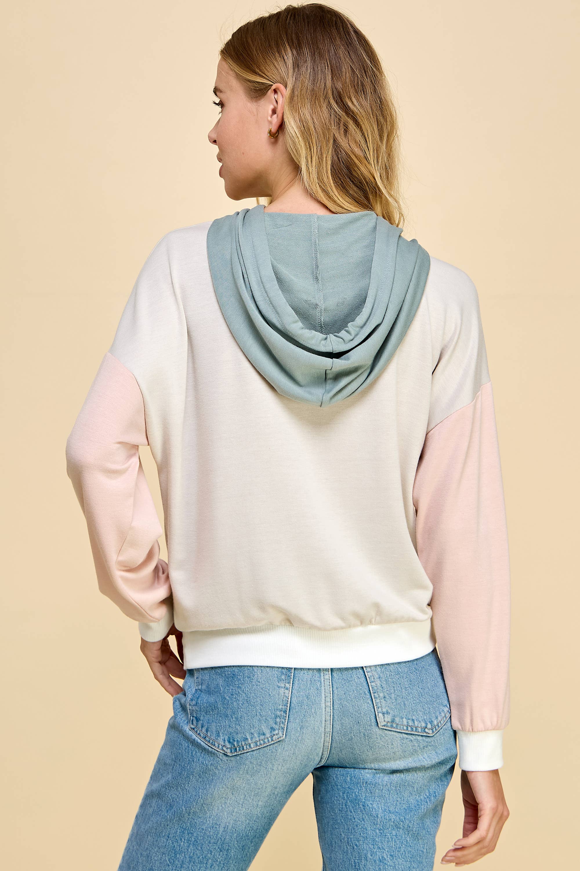 Long Sleeve Hoodie With Kangaroo Pocket
