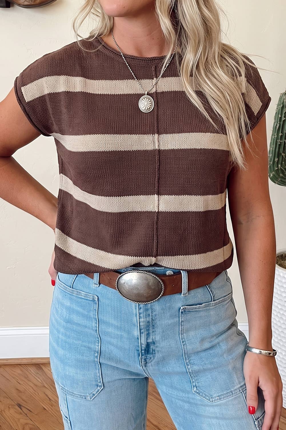 Knit Western Sweater
