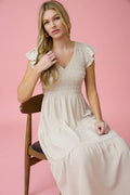 Flutter Sleeve Dress