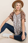 Tiered Sleeves Fashion Top