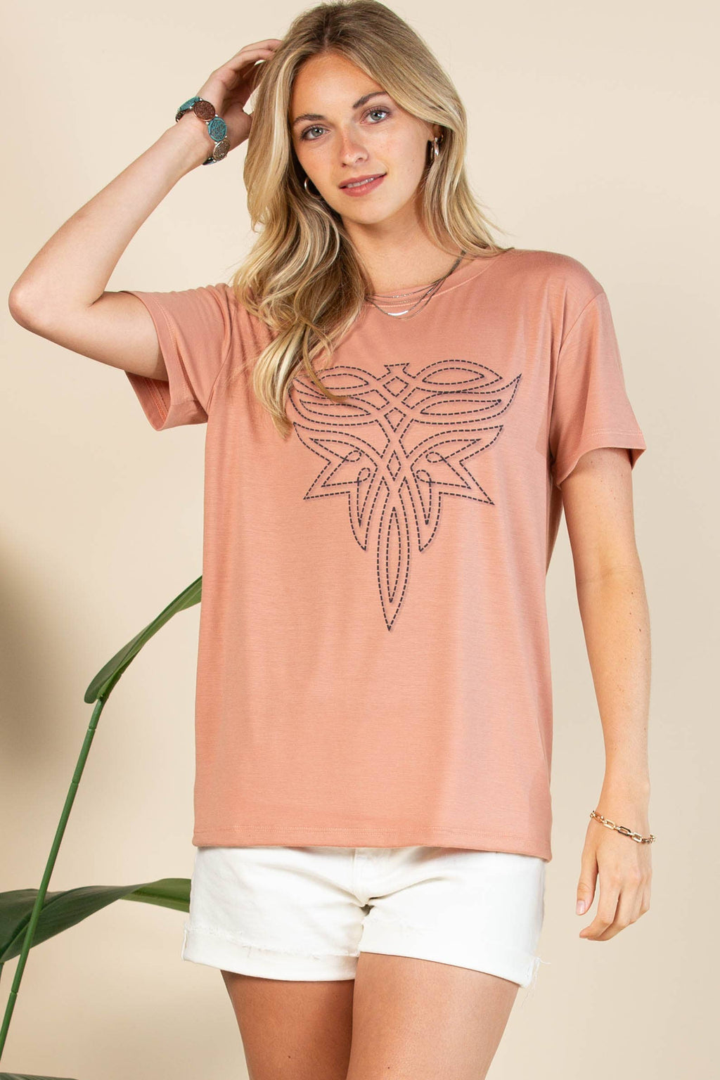 Boot Stitch Graphic T-Shirt