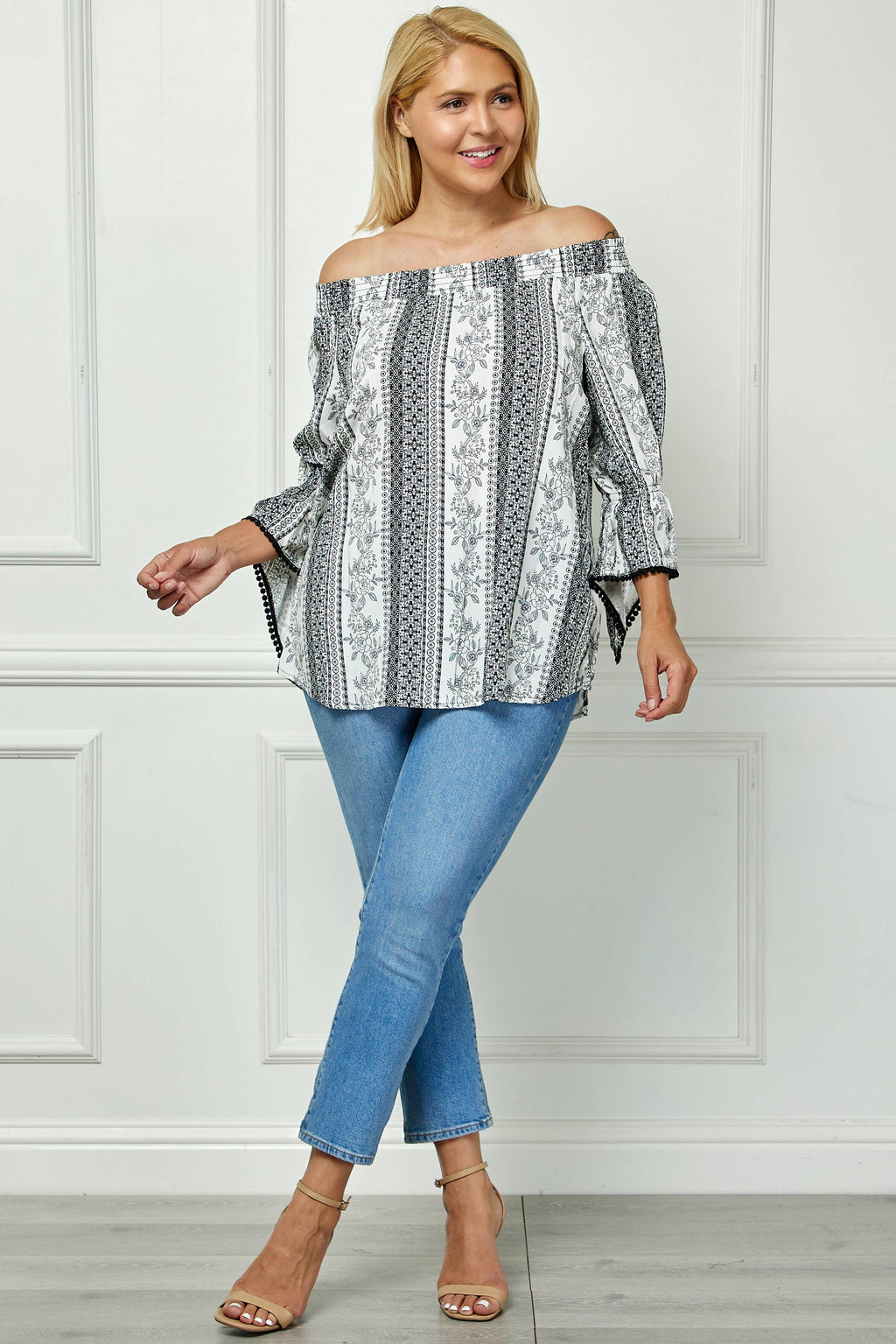 Plus Ruffle Top