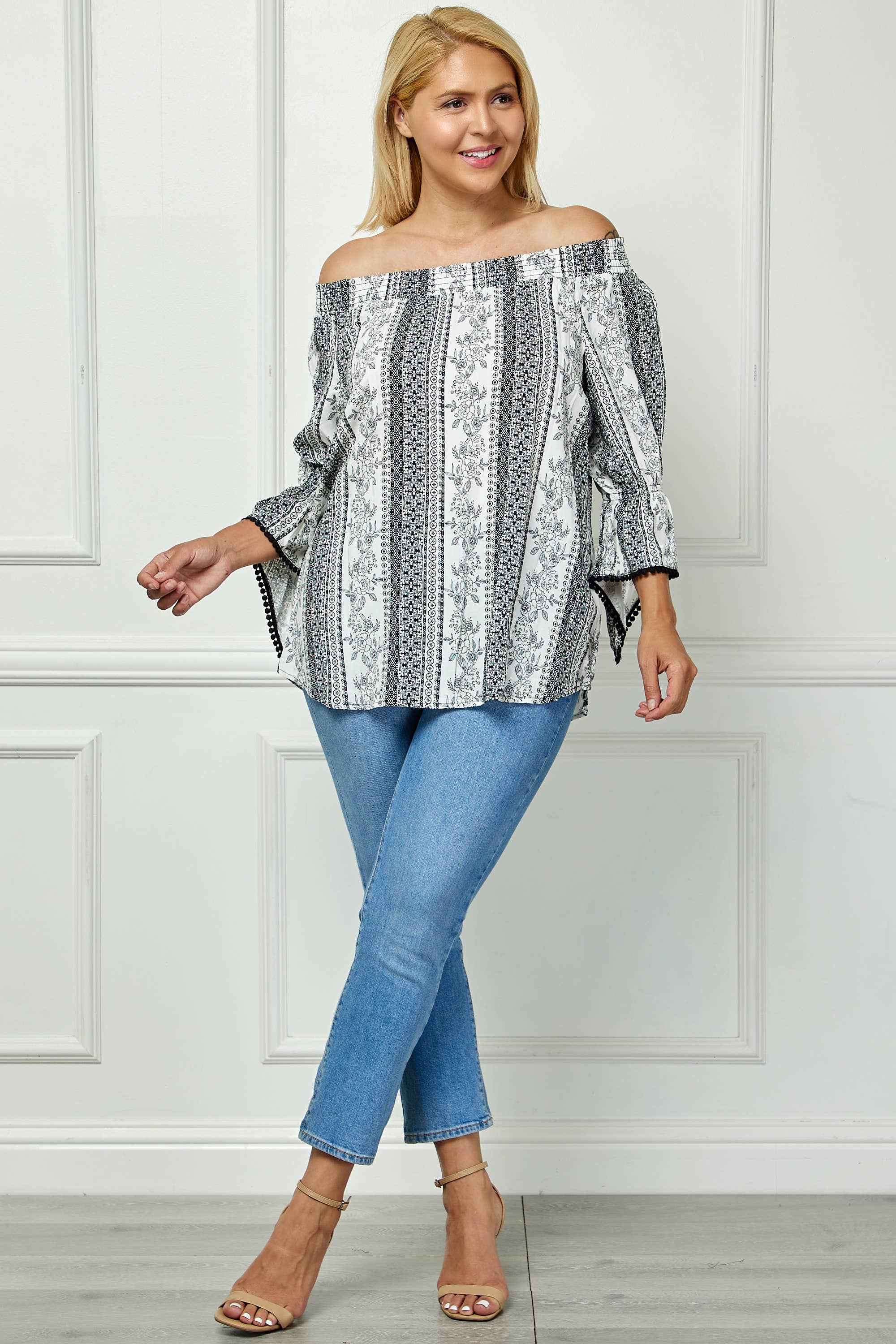 Plus Ruffle Top