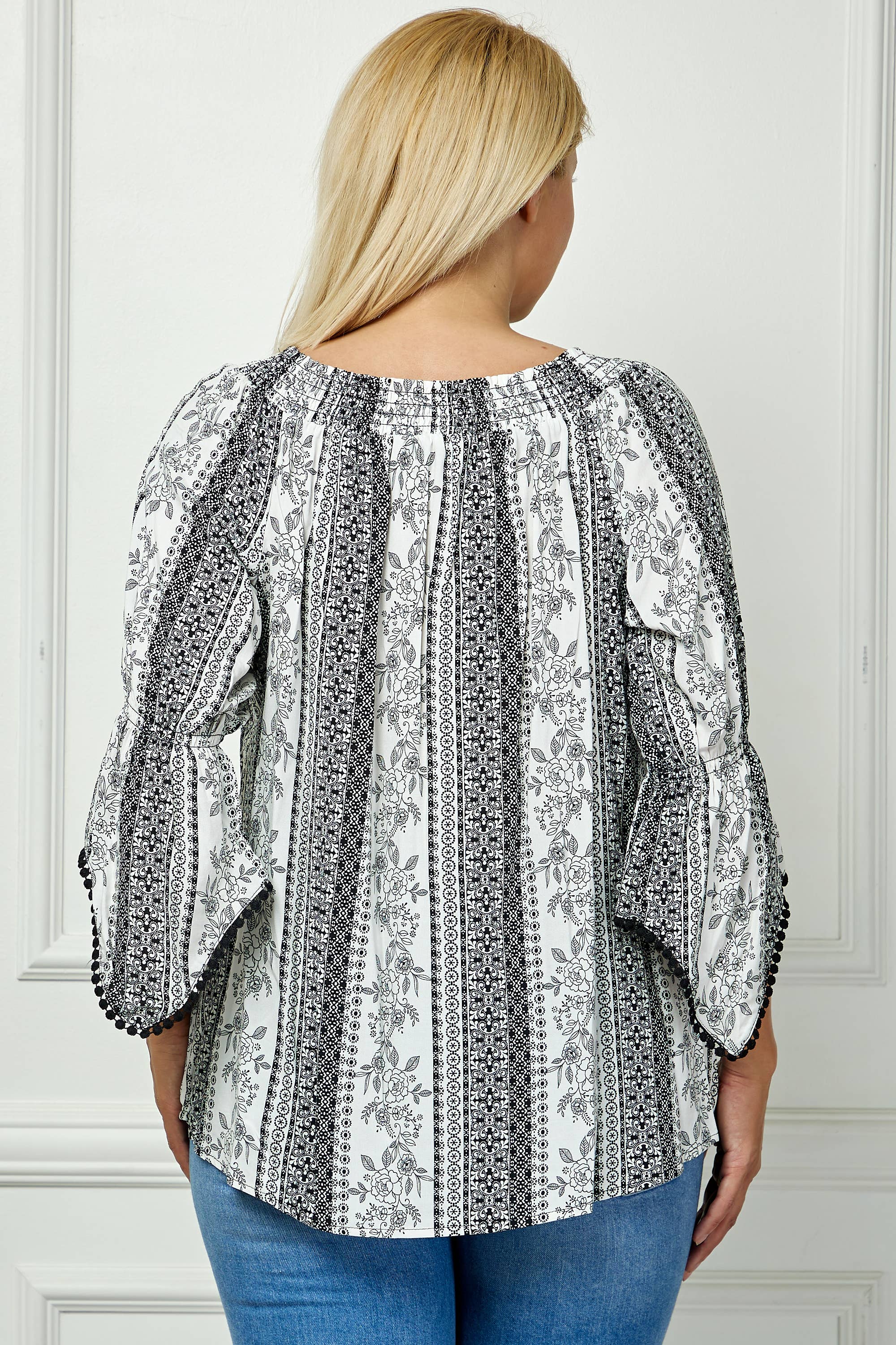 Plus Ruffle Top