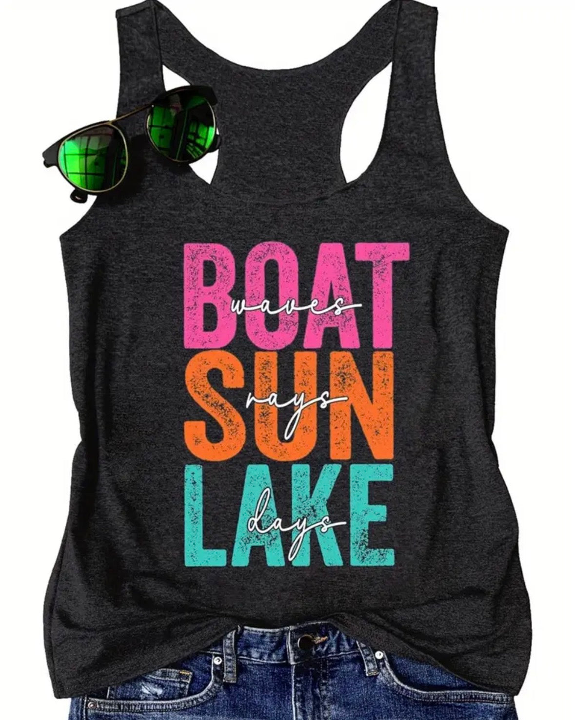 Boat/Sun/Lake Tank