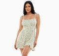 Floral Strap Summer Romper