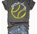 Softball Game Day Graphic Tee