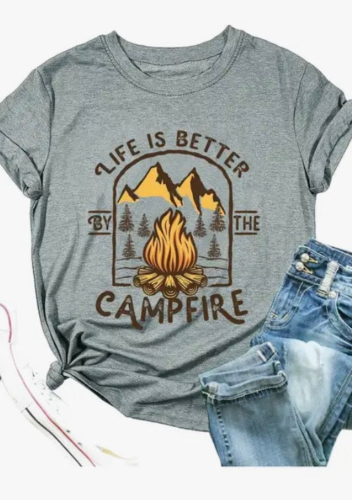 Life is Better by the Campfire Graphic Tee