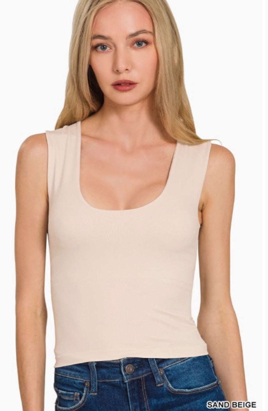 U-Neck Crop Top
