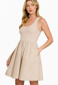 Knit and Woven Dress
