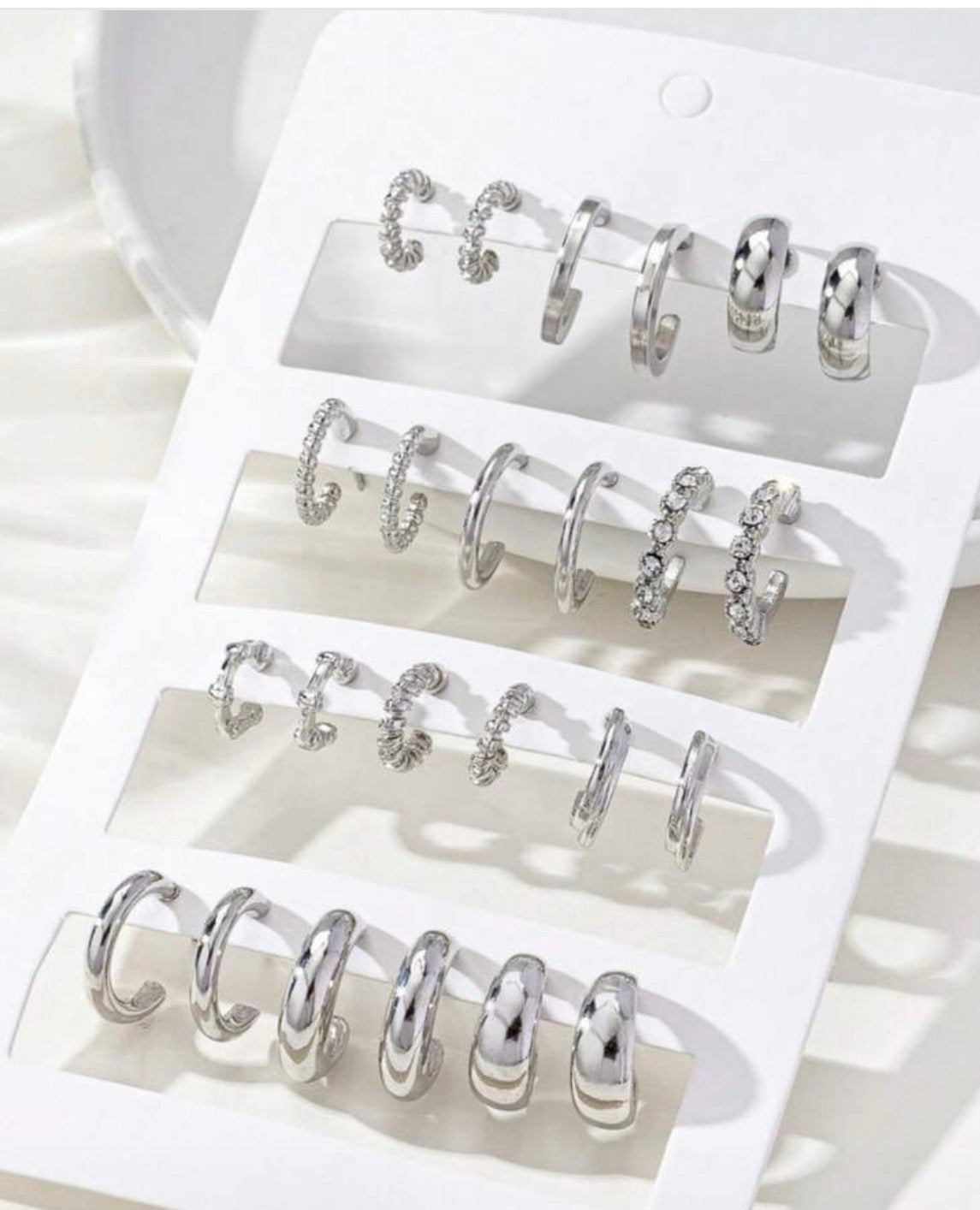 Silver Stud Earrings