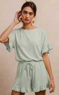 Solid Jersey Top & Bottom Set
