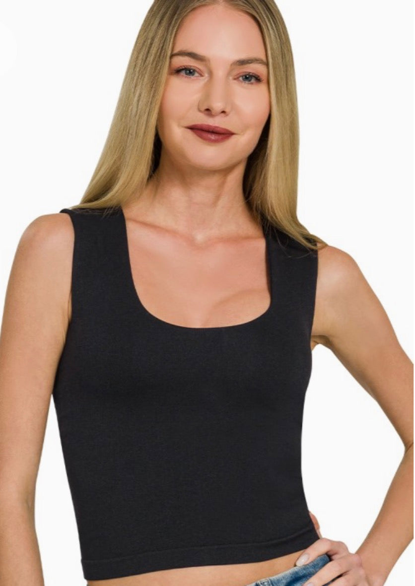 U-Neck Crop Top