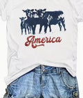 White America Cow T-Shirt