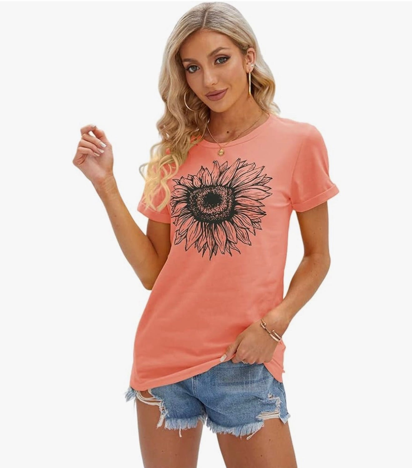 Graphic Sunflower Tee