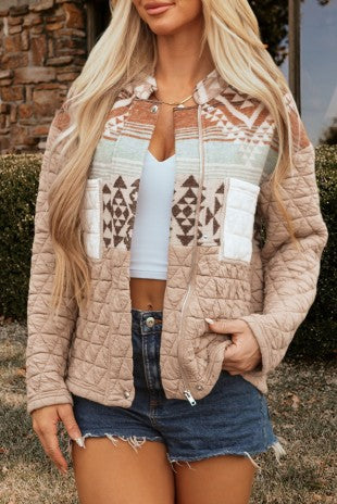 Quilted Patchwork Jacket