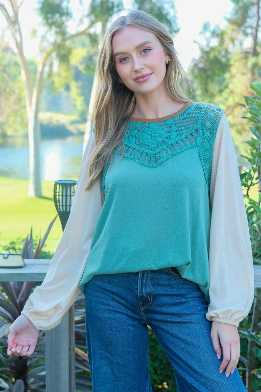 Crochet Block Top