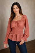 Smocked Waist Top