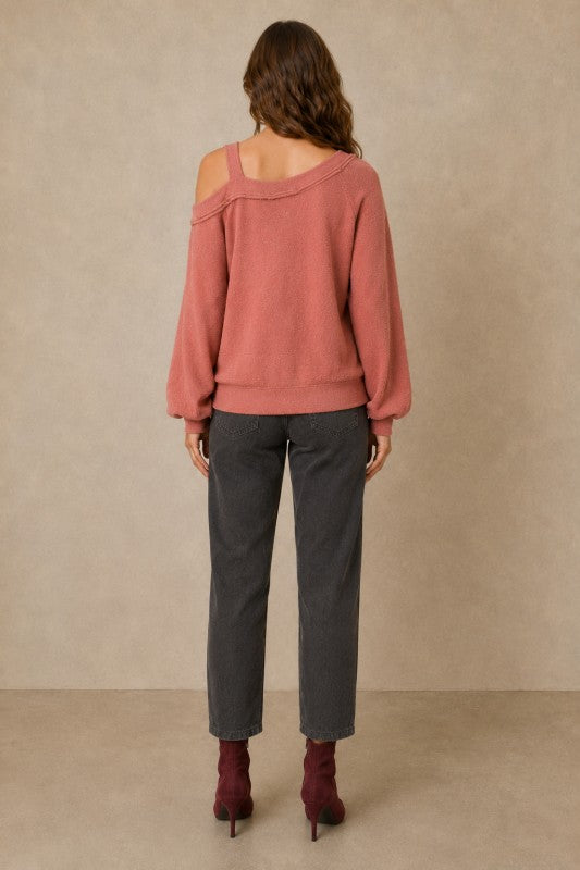 Cutout Neck Top
