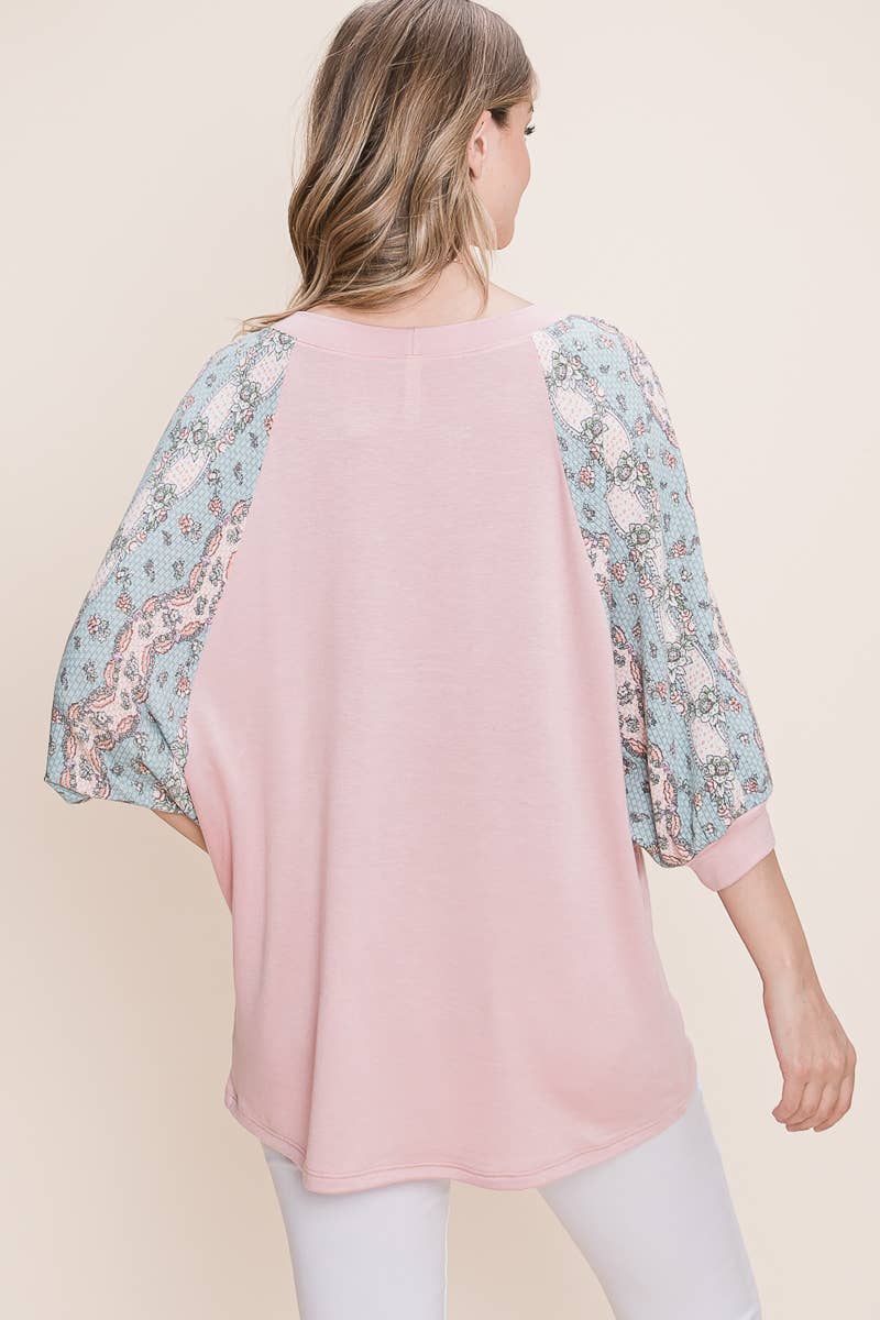Floral Paisley Top
