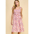 Smocked Top Midi Dress