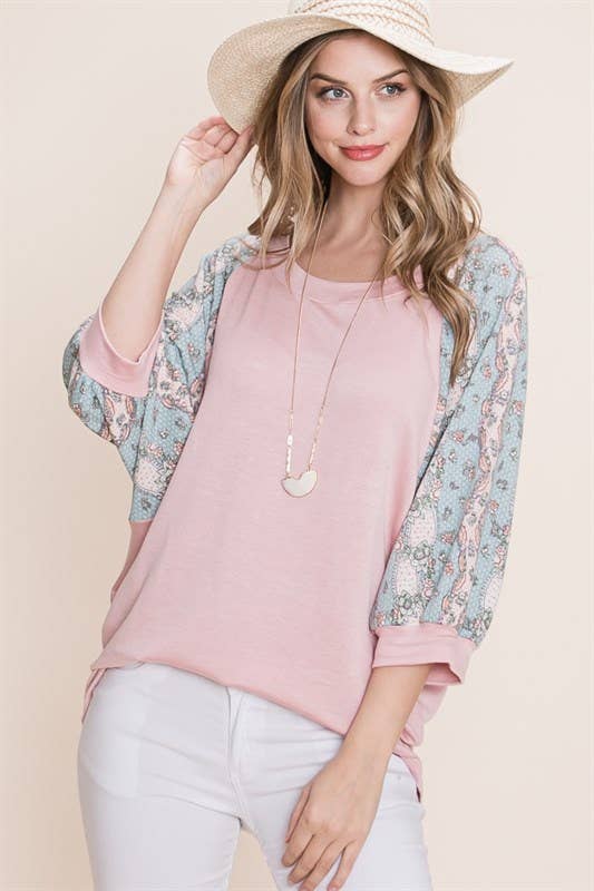 Floral Paisley Top