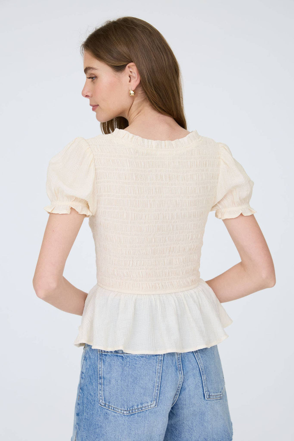 Ruffle Detail Top