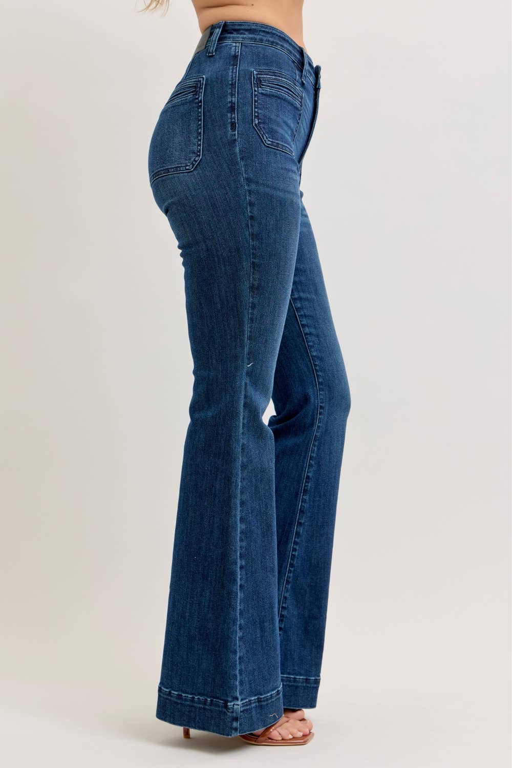Judy Blue High Waisted Flare w/ Vintage Pkt