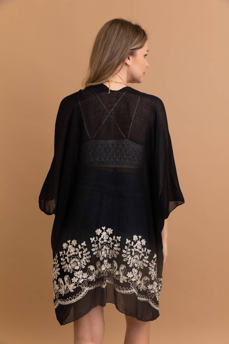 Embroidered Kimono