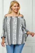 Plus Ruffle Top