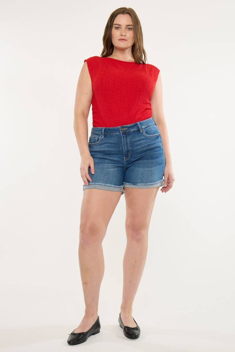 Plus Kancan Medium Shorts